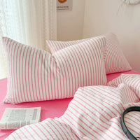 Thumbnail for SoftStripe Cozy Bedding Set