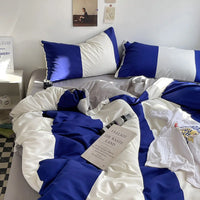 Thumbnail for Nordic Stripe Cotton Bedding Set