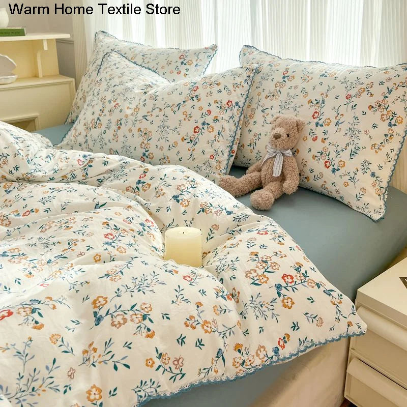 BloomAura Floral Bedding Set